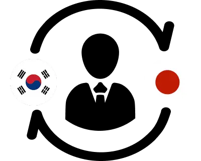 한국어 지원 아이콘